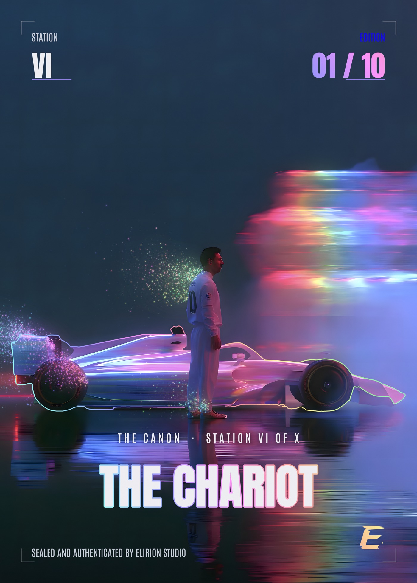 THE CHARIOT, head-on