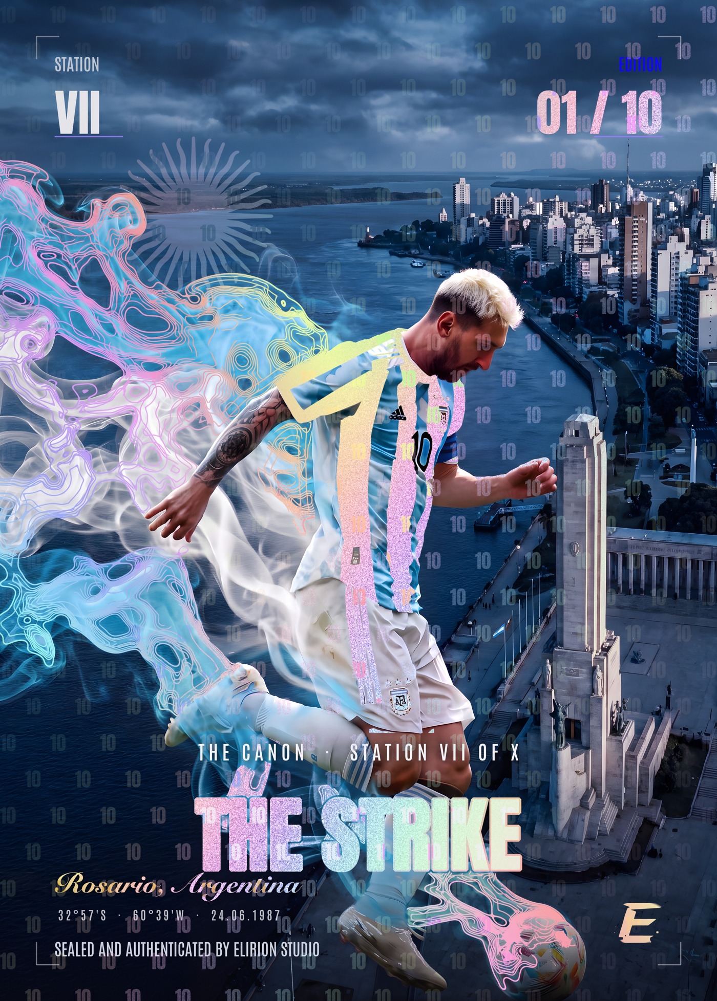 THE STRIKE in the light, hidden 10s showing