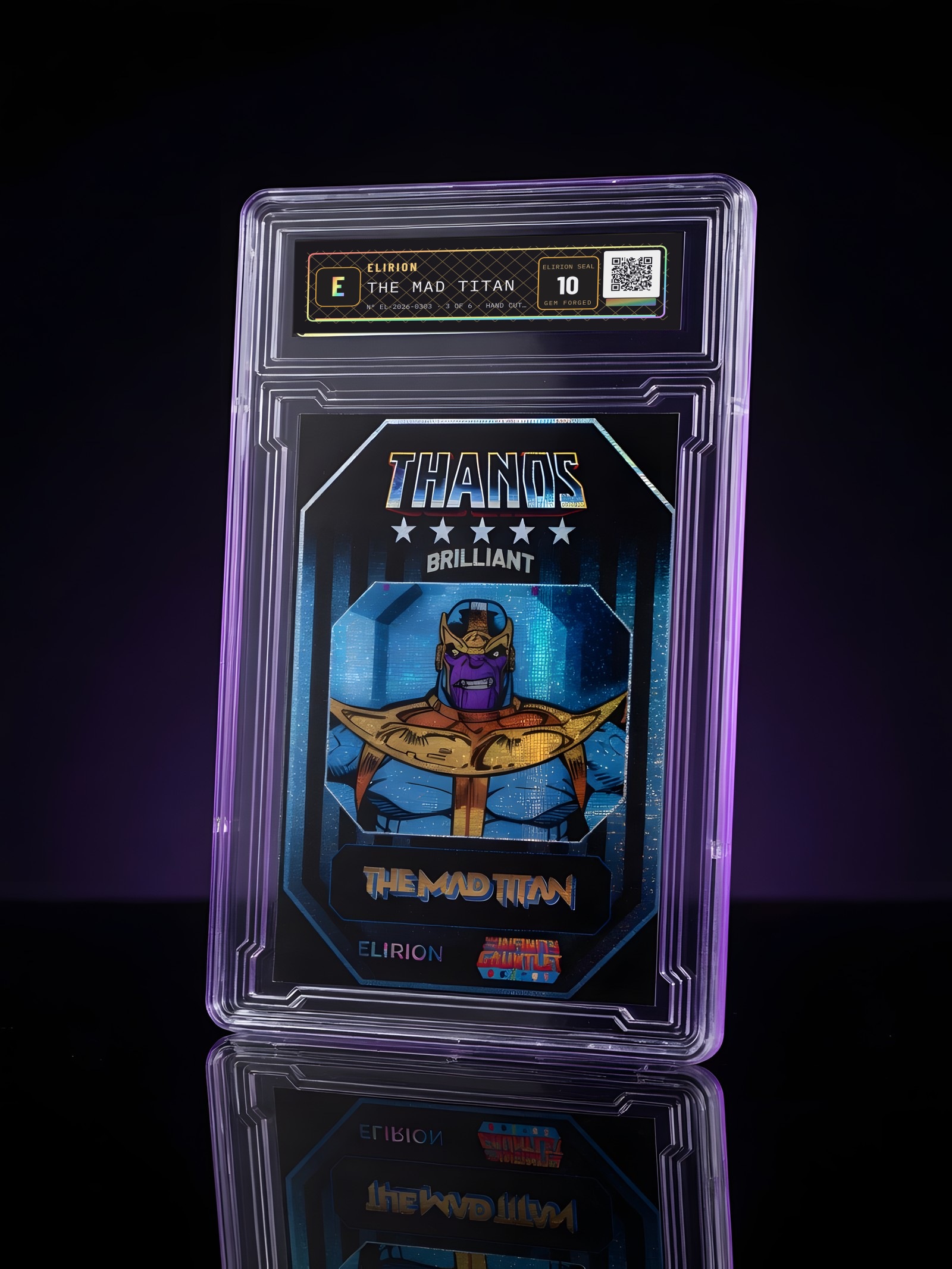 THE MAD TITAN, sealed in its slab