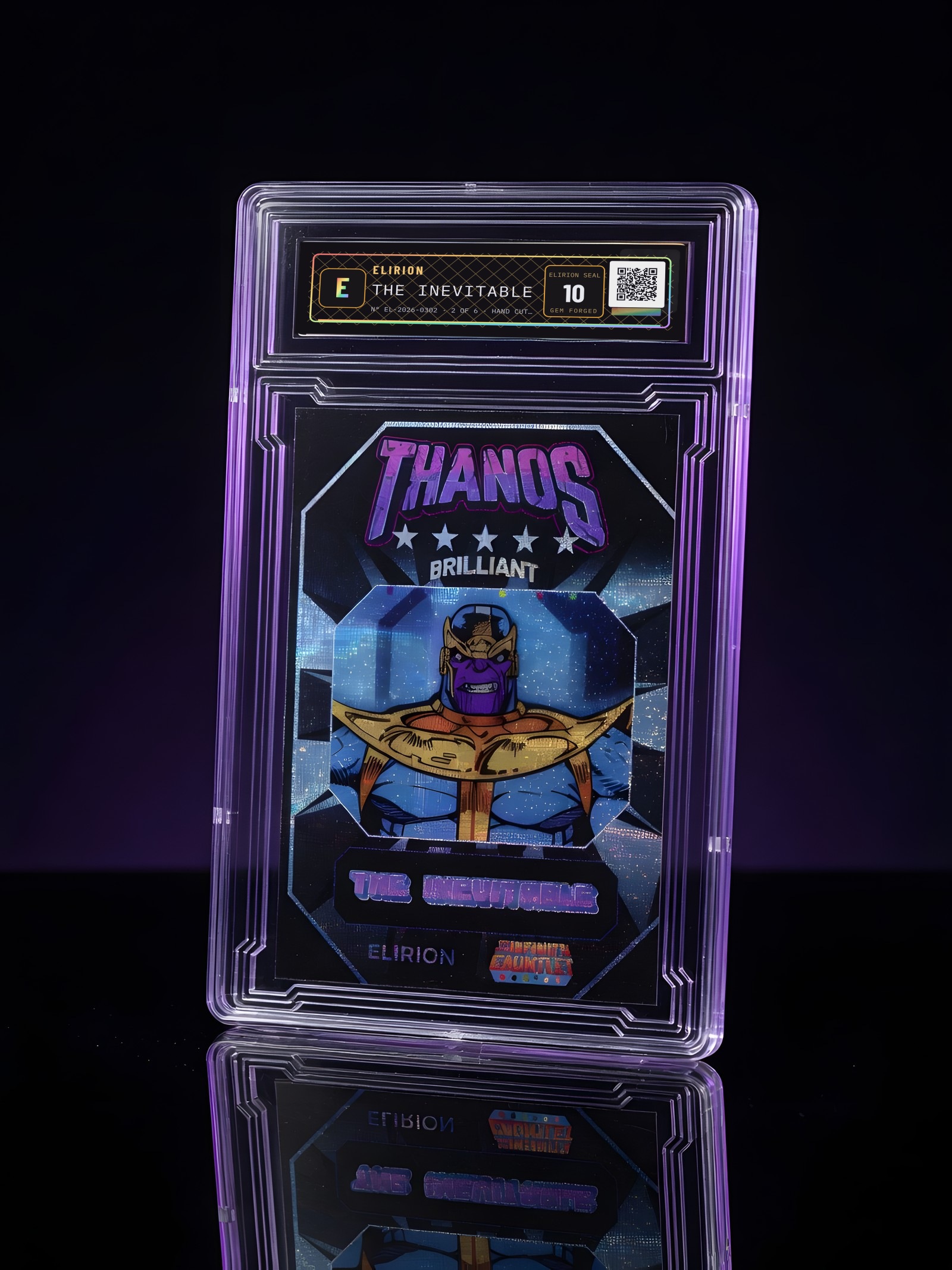 THE INEVITABLE, sealed in its slab